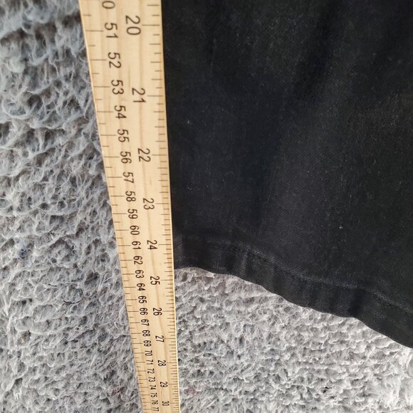 Levis Jeans Mens 34x30 502 Black Tapered Fit Stretch Cotton Denim - Picture 8 of 11